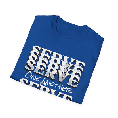 Serve One Another T-Shirt — Galatians 5:13 Christian Tee