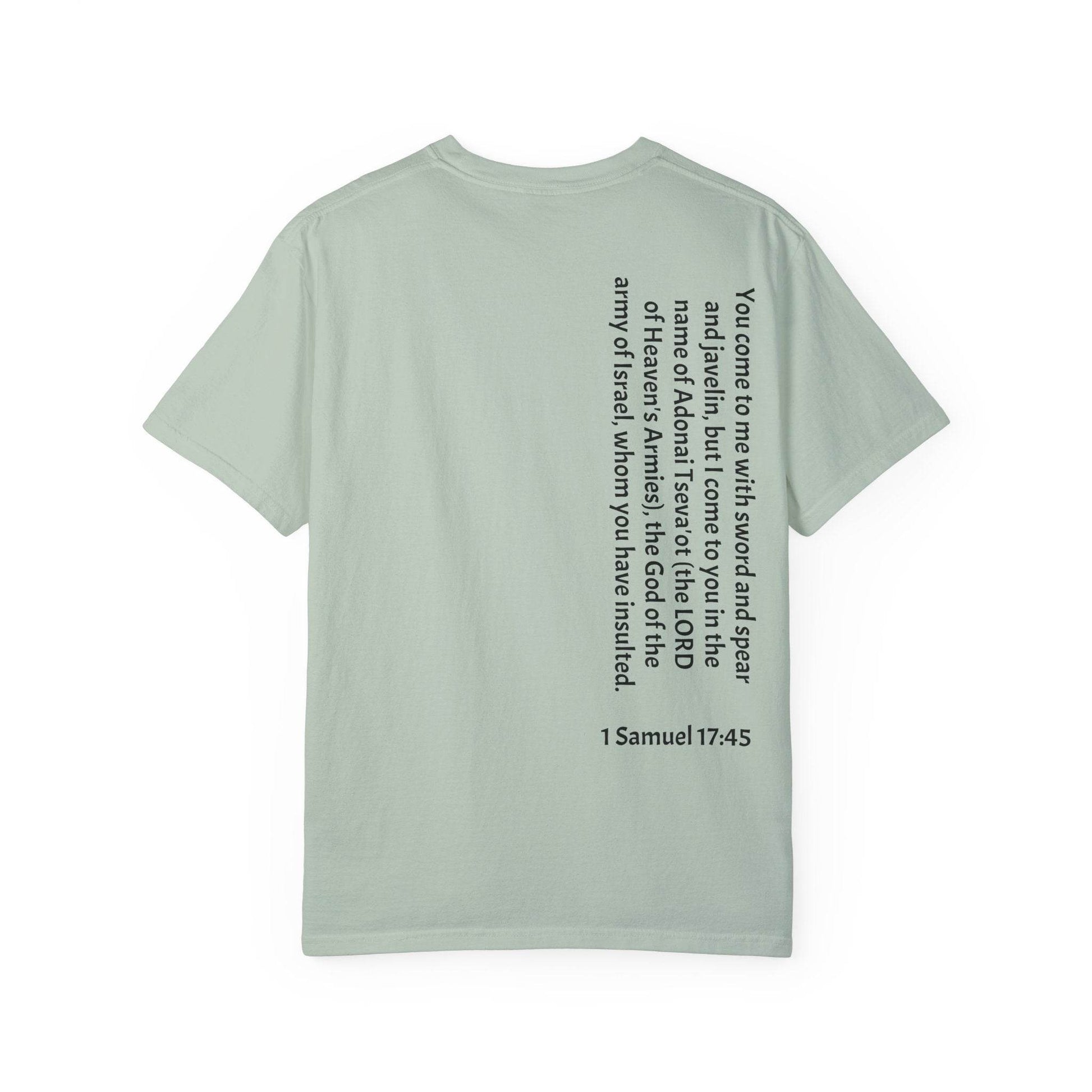 Tseva Clothing Branded T-Shirt- Light 1 Samuel 17:45 - Tseva Clothing Co.