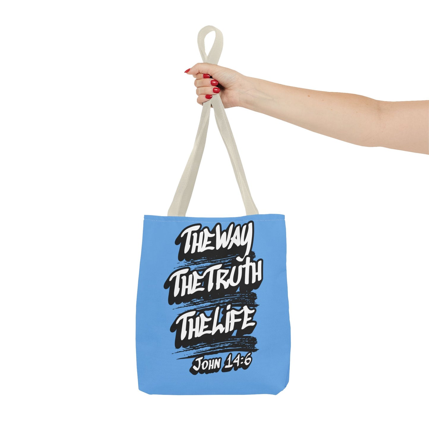 "The Way The Truth The Life" John 14:6 Canvas Tote