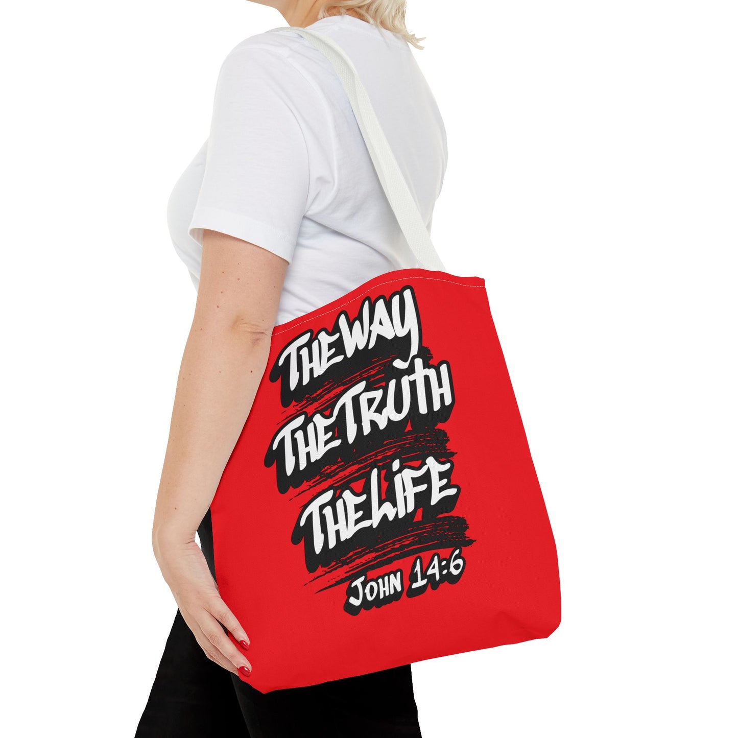 "The Way The Truth The Life" John 14:6 Canvas Tote
