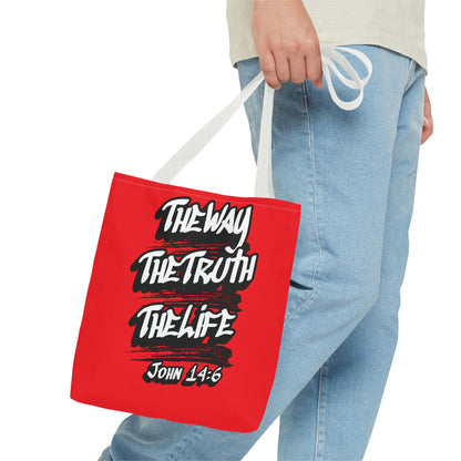 "The Way The Truth The Life" John 14:6 Canvas Tote