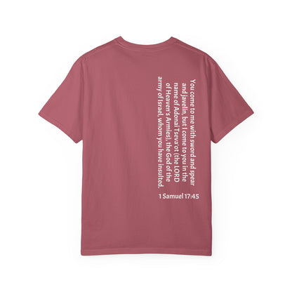 Tseva Clothing Branded T-Shirt - Dark 1 Samuel 17:45 Heaven's Army