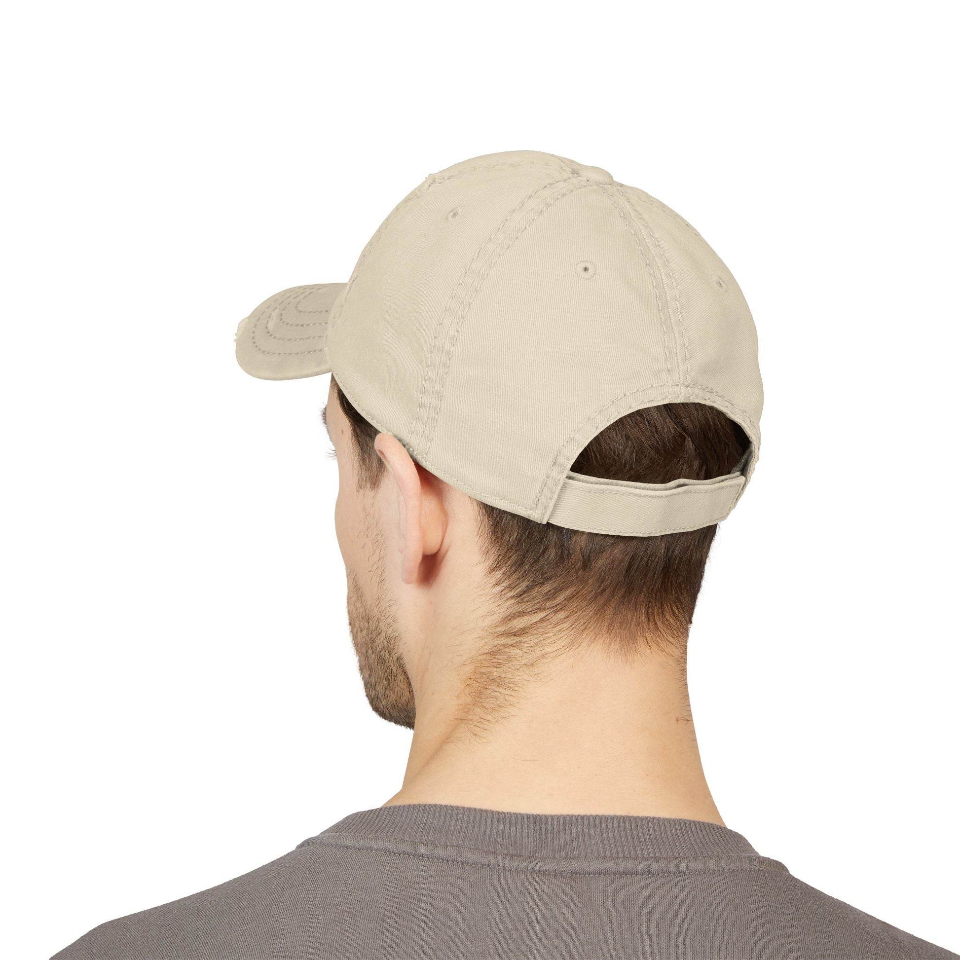 Dad Hat - Tseva Logo Distressed Embroidery Cap - Tseva Clothing Co.