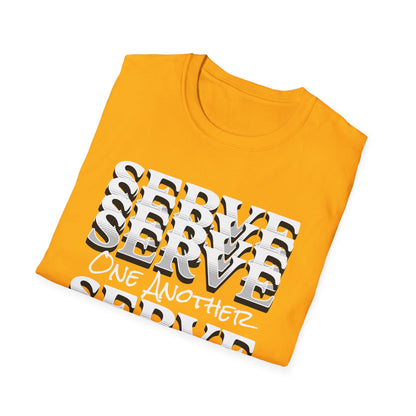 Serve One Another T-Shirt — Galatians 5:13 Christian Tee