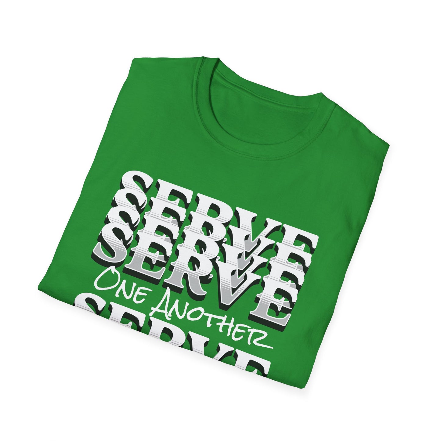 Serve One Another T-Shirt — Galatians 5:13 Christian Tee