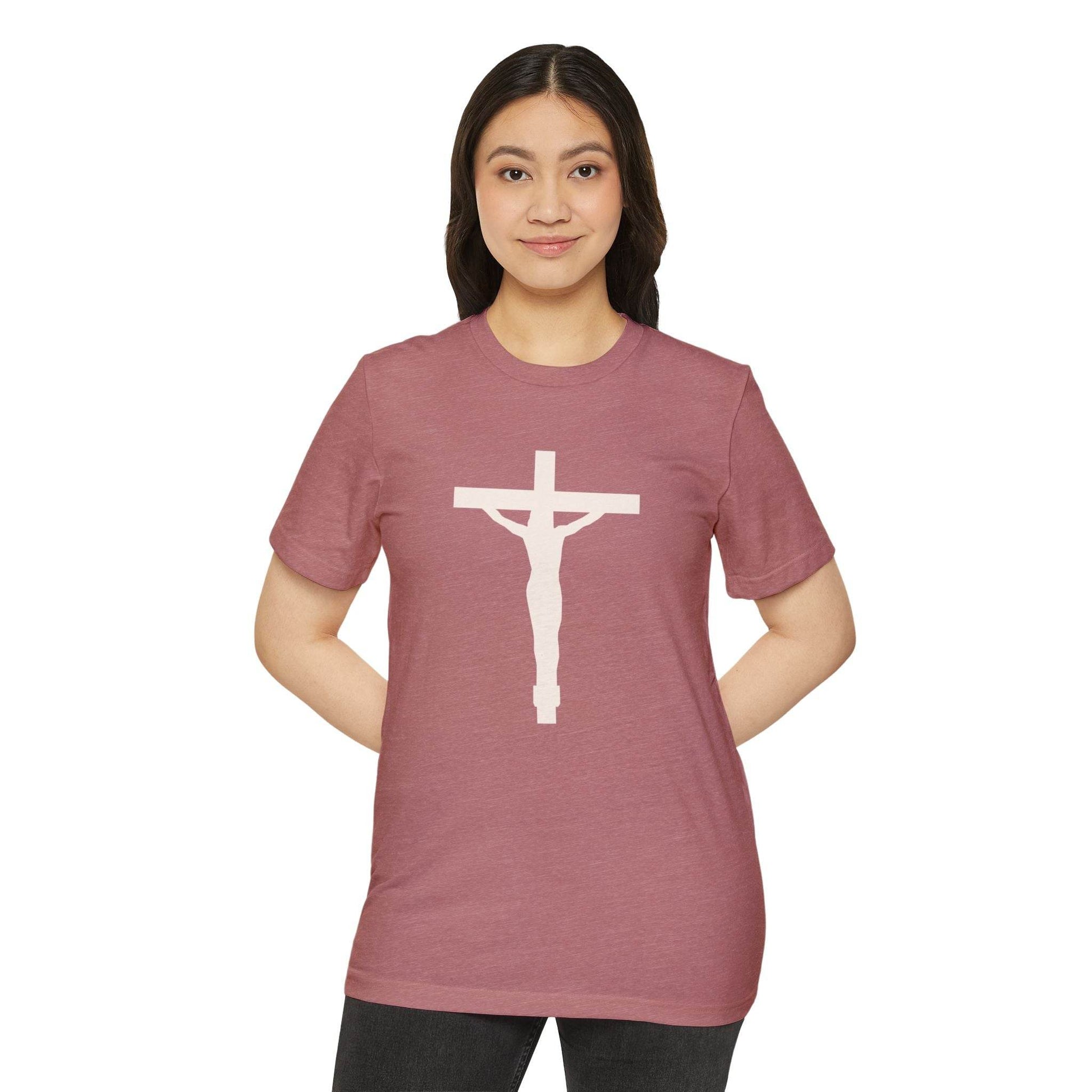 Classic Crucifix T-Shirt - Eco-Friendly - Tseva Clothing Co.