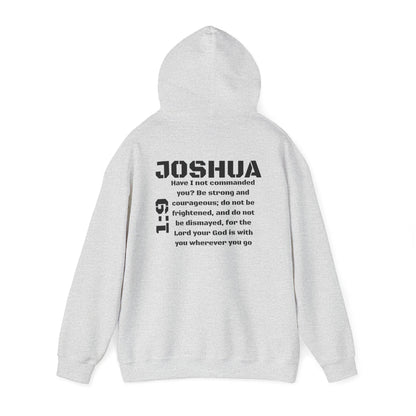 Joshua 1:9 Oversized Fleeced Hoodie - Tseva Clothing Co.