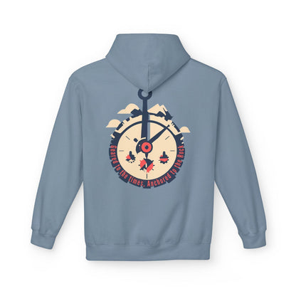 Geared to the Times Anchored to the Rock Hoodie - Tseva Clothing Co.