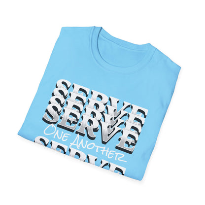 Serve One Another T-Shirt — Galatians 5:13 Christian Tee