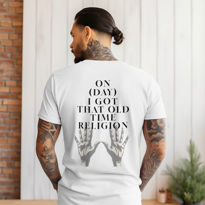 Personalized 'Old Time Religion' Custom Day of the Week and Year